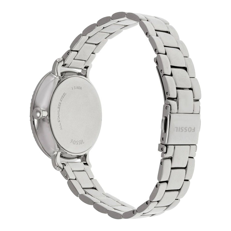 Fossil Jacqueline Multi-Function White Dial Stainless Steel Ladies Watch ES3755