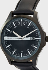 Armani Exchange Reloj de cuarzo con esfera azul para hombre AX2411