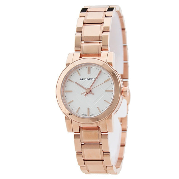 Burberry Reloj suizo de oro rosa para mujer BU9204