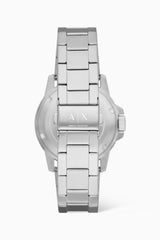 Armani Exchange Leonardo Green Dial Silver Watch - AX1860