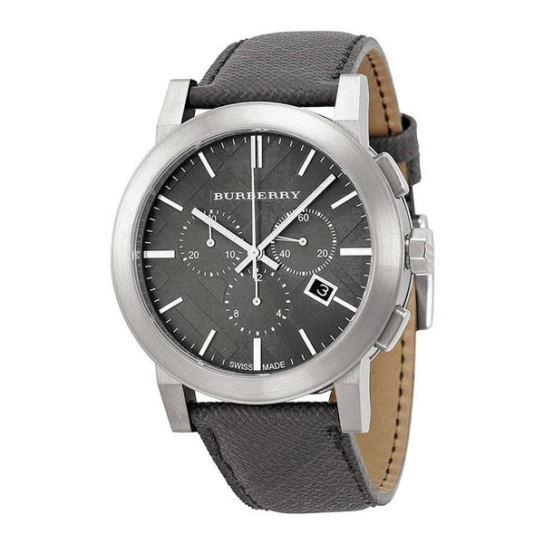 Burberry The City Reloj cronógrafo de cuero para hombre BU9359