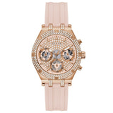 Reloj Mujer Guess Heiress Oro Rosa Correa Silicona GW0407L3