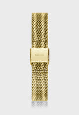 Guess Gold Tone Mesh Bracelet Men's Watch W1263G2