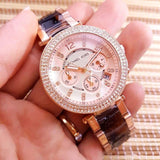 Michael Kors Parker Chronograph Rose Dial Ladies Watch MK5538