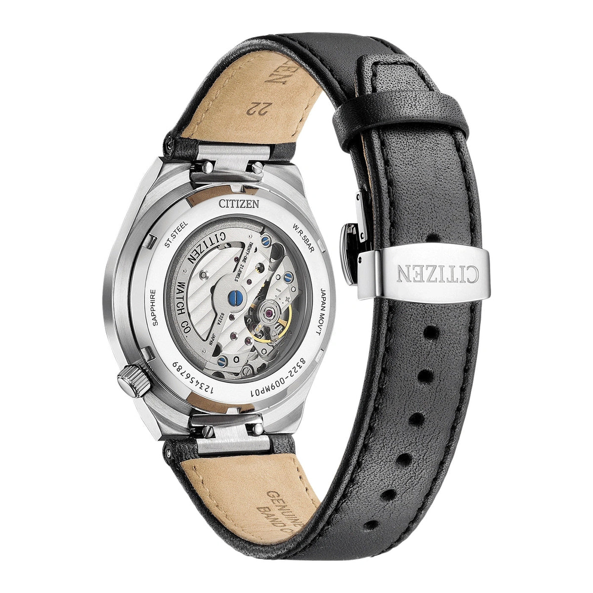 Citizen Automatic 40mm Black Dial Stainless Steel Watch – NK5010-01H