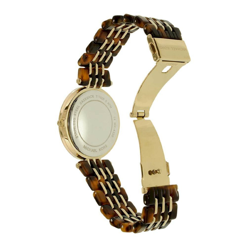 Michael Kors Darci Gold Dial Acetate Strap Ladies Watch MK4326