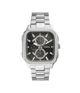 Fossil Multifunción Reloj Hombre Acero Inoxidable Plata BQ2655