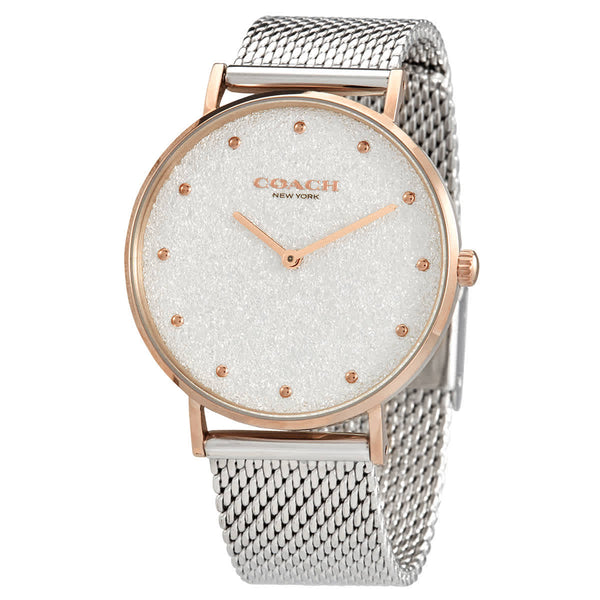 Coach Perry Reloj de cuarzo con esfera plateada para mujer 14503629