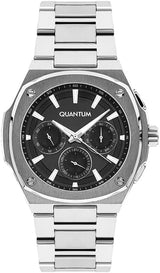 Quantum Quartz Movement Multi Function Display and Metal Strap Men's Watch  ADG1032.350 - Watches of America