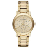 Burberry The City Chronograph Gold-Tone Stainless Steel Unisex Watch BUR9753