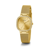 Reloj Guess Tapestry Cuadrado Dorado Mujer GW0354L2