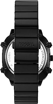 Reloj Fossil Retro Analógico-Digital Negro Hombre FS5891