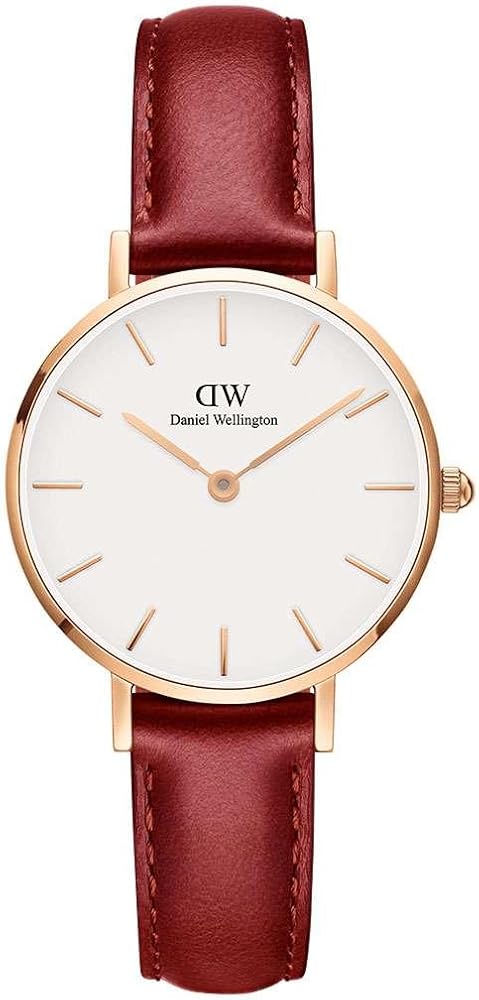 Daniel Wellington St. Mawes 28mm White Dial Bondi Genuine Leather Women's Watch - DW00100175
