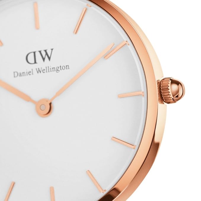 Daniel Wellington St. Mawes 28mm White Dial Bondi Genuine Leather Women's Watch - DW00100175