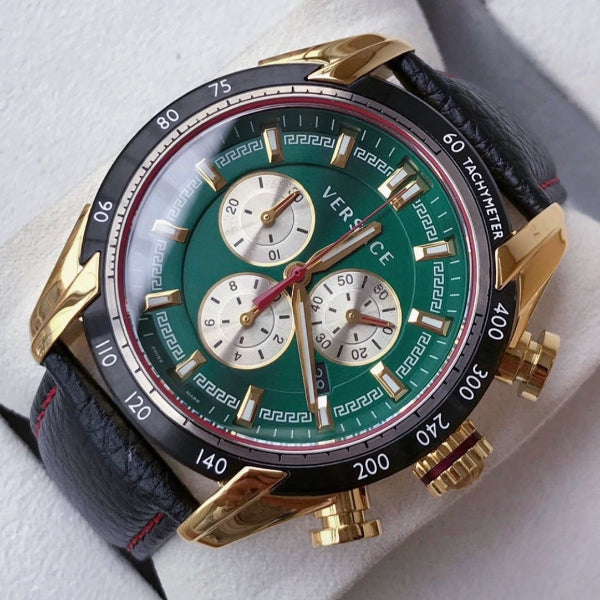 Versave V-Ray Chronograph Green Dial Men's Watch VDB050014