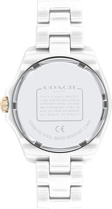 Coach Preston Reloj de cuarzo con esfera de nácar para mujer 14503662