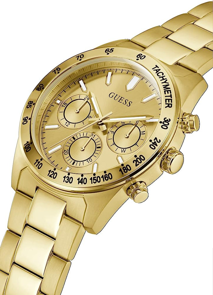 Guess Chronograph All Gold Men's Watch GW0329G3 – Watches of