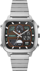 Reloj Fossil Retro Analógico-Digital Plata Hombre FS5890