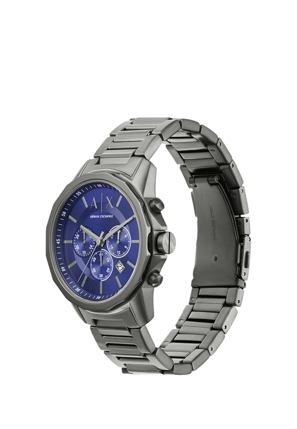 Armani Exchange Chronograph Gunmetal Stainless Steel Men's Watch AX1731