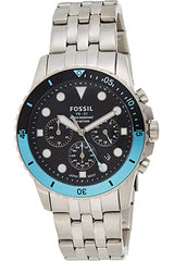 Fossil FB-01 Reloj cronógrafo de cuarzo con esfera negra para hombre FS5827