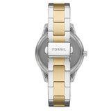 Fossil Stella Sport Reloj cronógrafo de cuarzo con esfera plateada para mujer ES5107