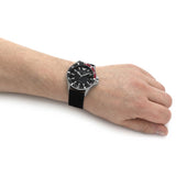 Reloj Emporio Armani Diver para hombre con esfera negra AR11341