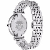 Emporio Armani Reloj Retro para Hombre con Esfera Negra y Plata AR1676