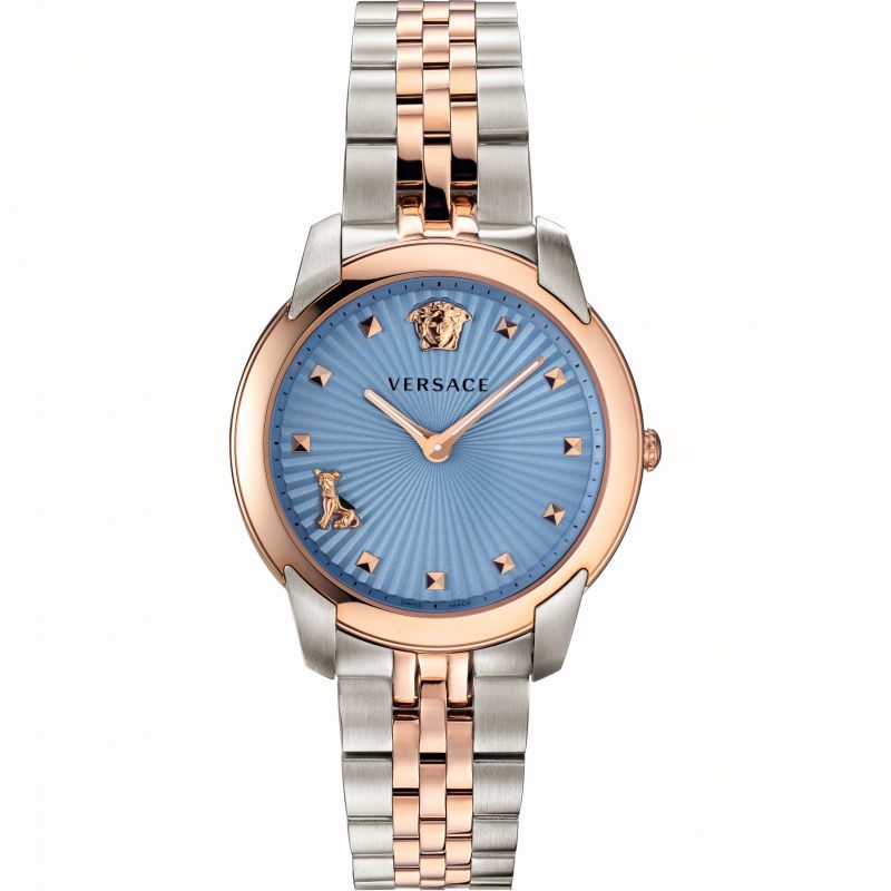 Versace Audrey Quartz Blue Dial Ladies Watch VELR00619