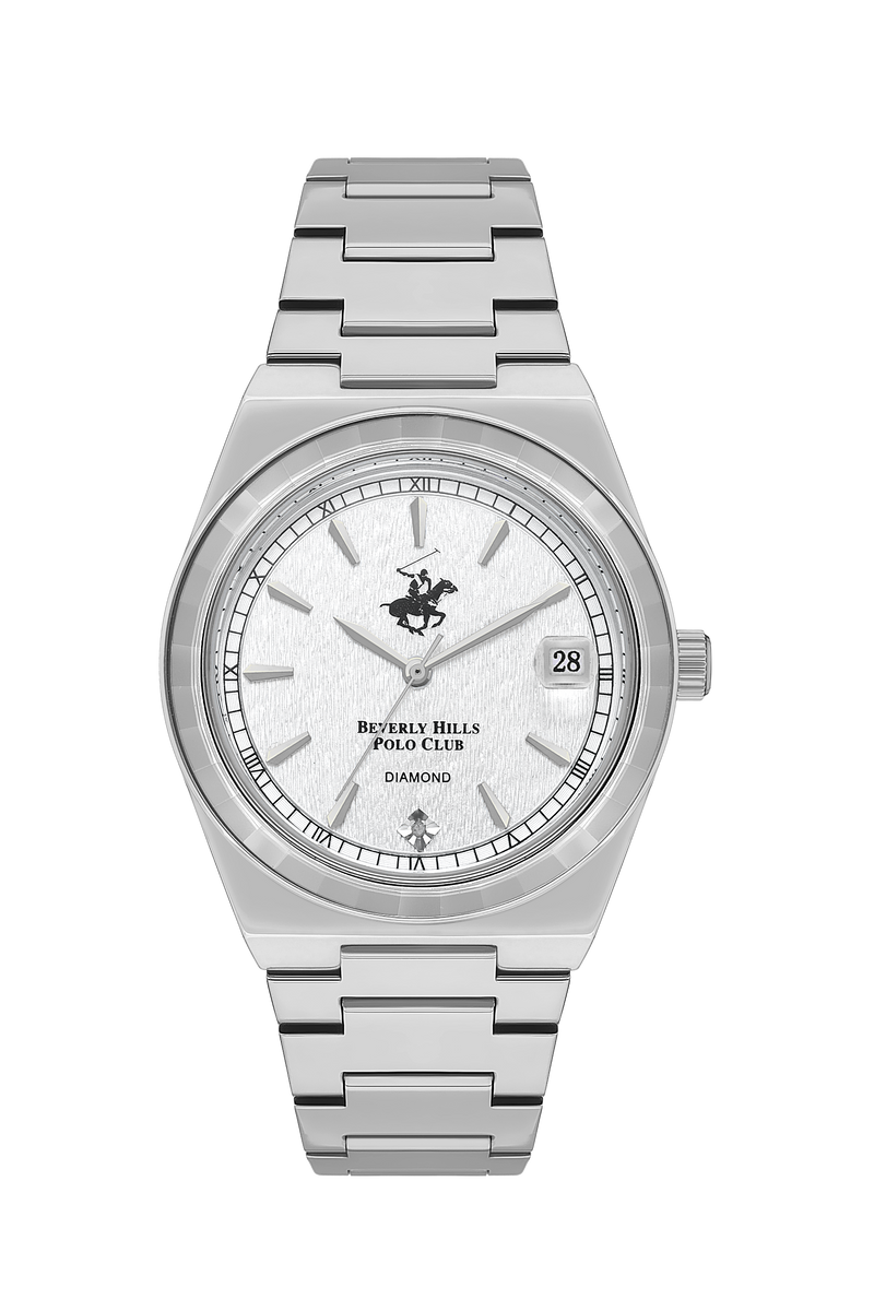 BEVERLY HILLS POLO CLUB Women's White Dial Analog Watch – BP3562C.330