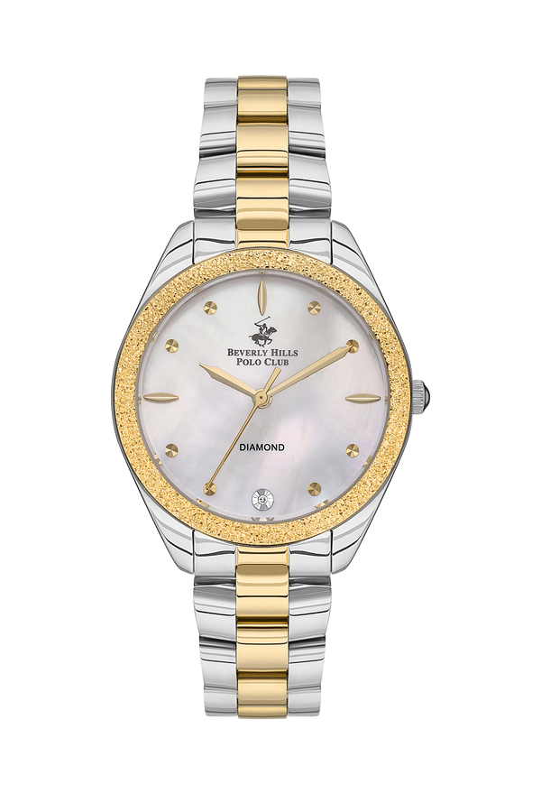 BEVERLY HILLS POLO CLUB Women’s Two Tone Diamond Watch – BP3564C.220