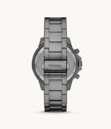 Reloj para hombre Fossil Bannon multifunción ahumado de acero inoxidable BQ2491