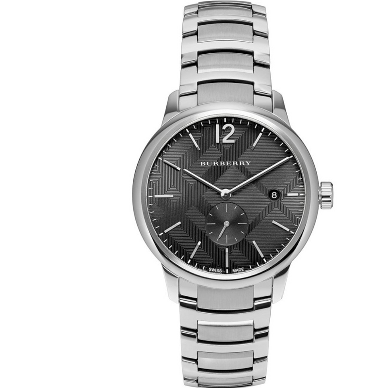 Burberry The Classic Stainless Steel Grey Dial Men's Watch BU10005