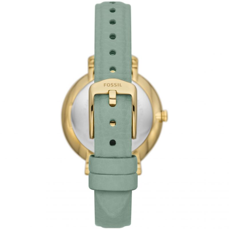 Reloj Fossil Jacqueline Sun Moon Cuero Verde Mujer ES5168