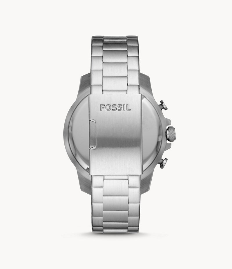 Reloj Fossil Bowman Cronógrafo Plata Acero Inoxidable Hombre FS5604