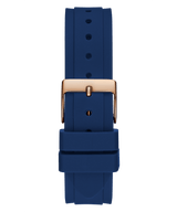 Reloj Mujer Guess Solstice Oro Rosa Azul Silicona GW0113L3