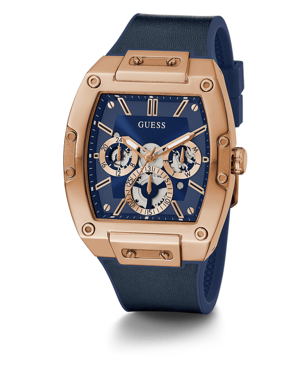 Guess Phoenix Caja Marrón Correa de Silicona Reloj Hombre GW0202G4