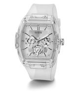 Guess Multifunción Clear PU Reloj Hombre GW0203G1