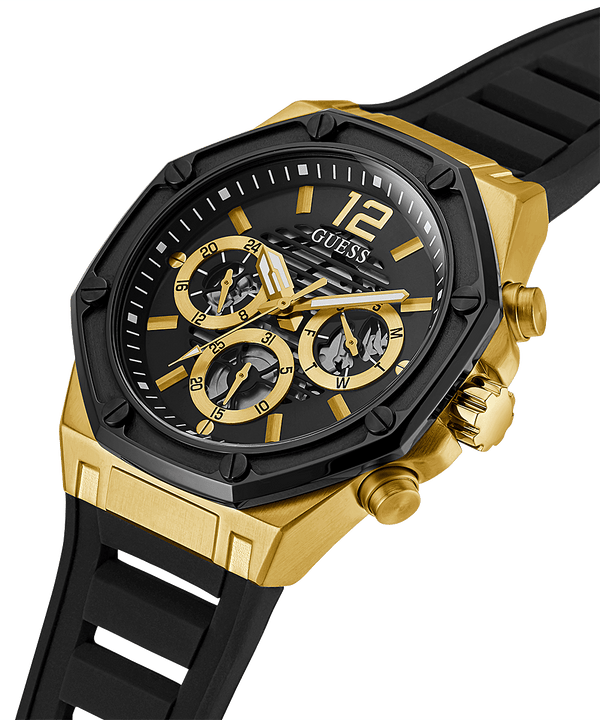 Reloj Hombre Guess Multifunción Silicona Negro GW0263G1