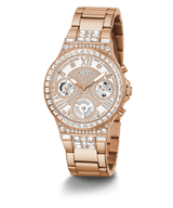 Guess Rose Gold Glitz Dial Women's Watch GW0320L3