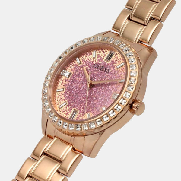 Reloj Guess Glitter Burst Rose Gold Tone Mujer GW0405L3