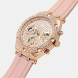 Reloj Mujer Guess Heiress Oro Rosa Correa Silicona GW0407L3