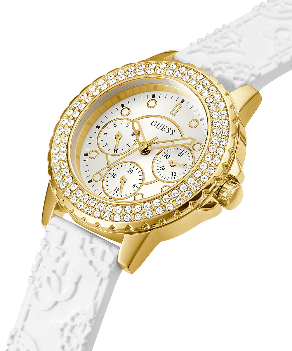Reloj Guess Mujer W1031L1 Galactic Digital Blanco — Joyeriacanovas
