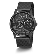 Guess Reloj Hombre GW0538G3 con Correa de Malla y Caja Negra