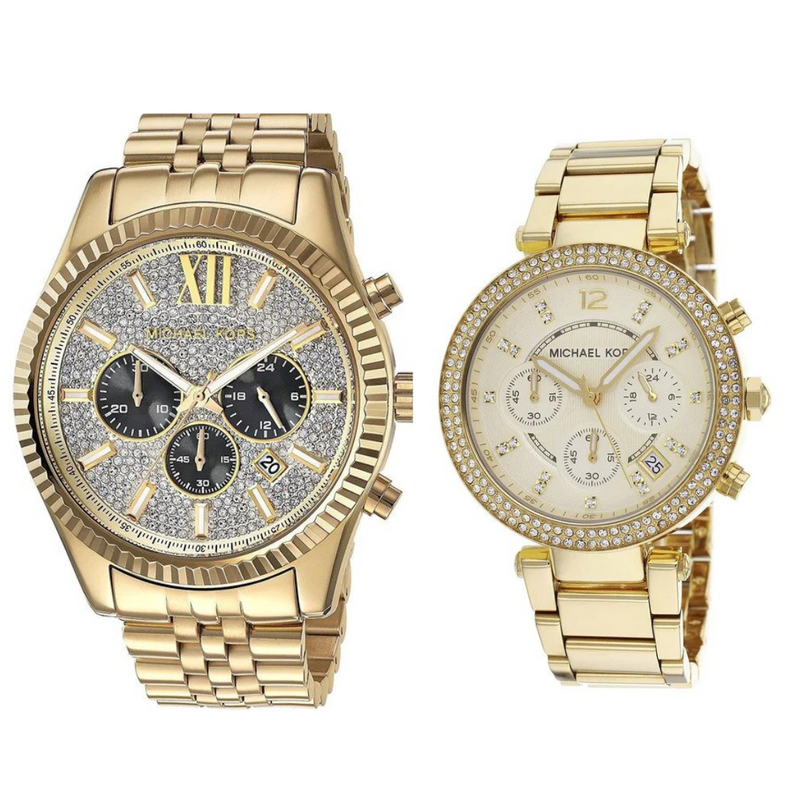 Michael Kors All Gold His & Hers Gift Set