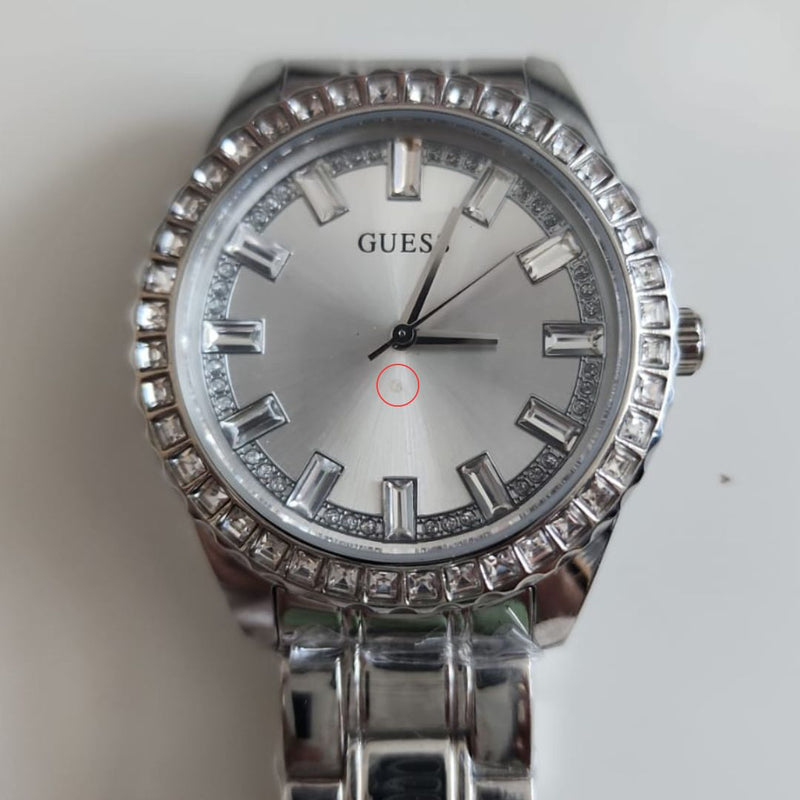 Guess Sparkler Silver Crystal Women's Watch GW0111L1 (DEFECT)