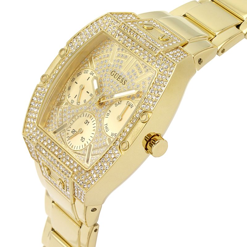 Guess Pave Gold Dial Women's Watch GW0104L2