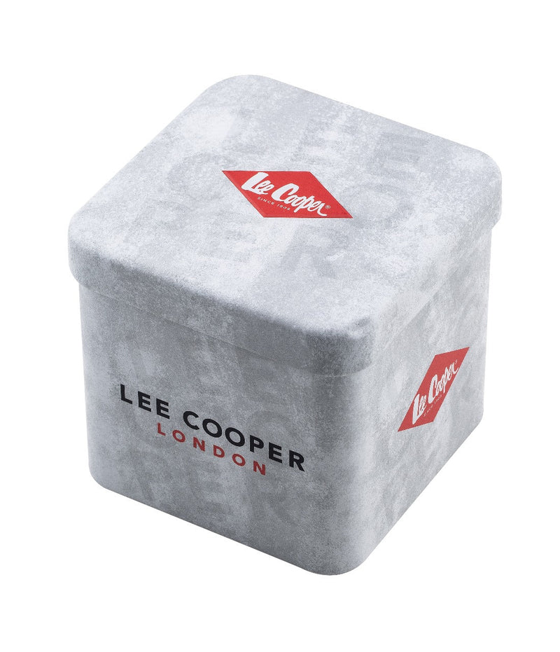 Lee Cooper Women's Blue Dial Two Toned Metal Strap Watch – LC07447.590