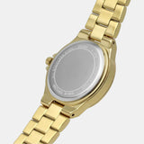 Michael Kors Lennox Pave Quartz Crystal Gold Dial Ladies Watch MK7229