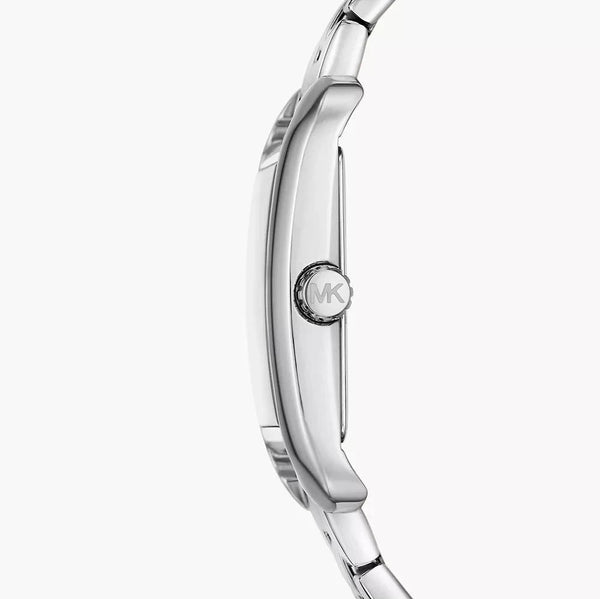 Michael Kors Monroe Three Hand Silver Dial Silver Steel Strap Watch for Women - MKO1033 mk01033 - Image 2