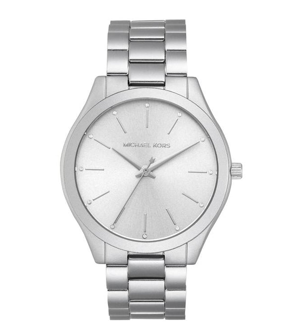 Michael Kors Slim Runway Silver Unisex Watch  MK4502 - Big Daddy Watches